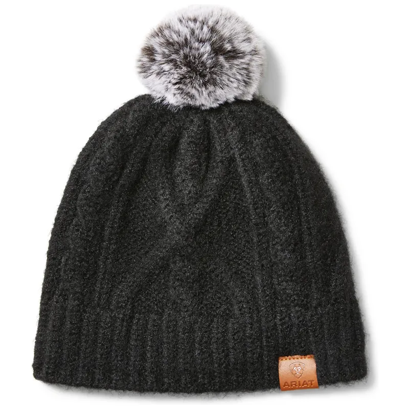 Ariat Women's Entwine Beanie - Black Heather